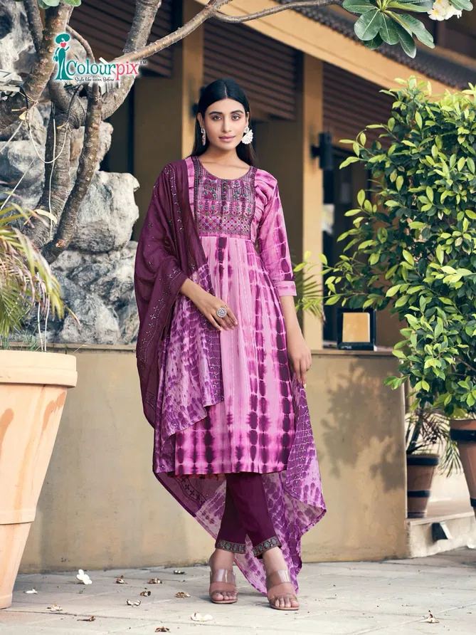 Colourpix Noor Vol 1 Viscose Printed Kurti With Bottom Dupatta Catalog